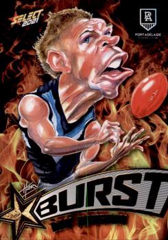 2021 Select AFL Footy Stars - Starburst Caricatures Fire #SP51 Dan Houston Front